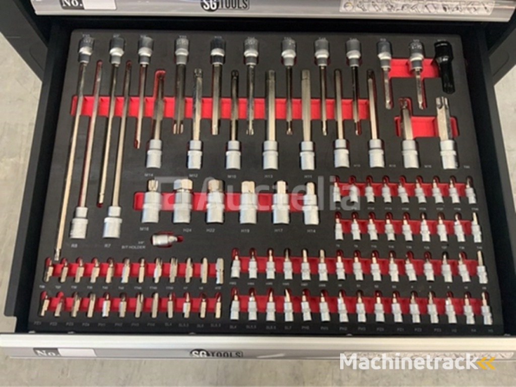 Gereedschapswagen SG-Tools 257-delig