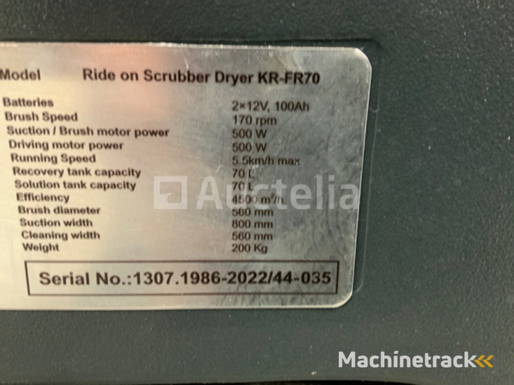 Zitschrobzuigmachine Kremer KR-FR70