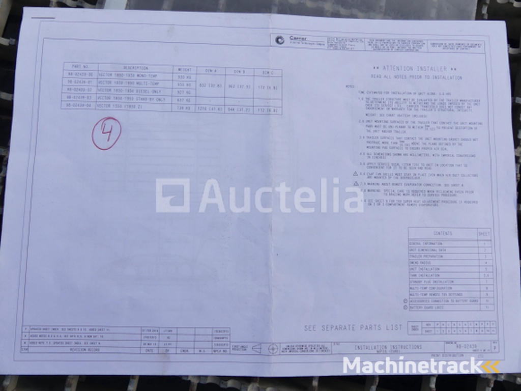 Kogel SVA-24 Refrigerated Semi-Trailer (2017-VIN:WK0S0002400211333)