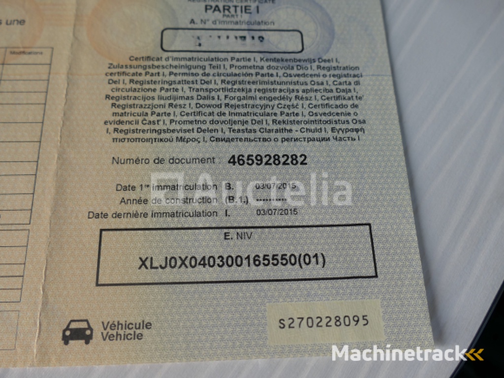 Anssems BSX 2500-301x150 dubbelassige huifophanging (VIN:XLJOX040300165550)