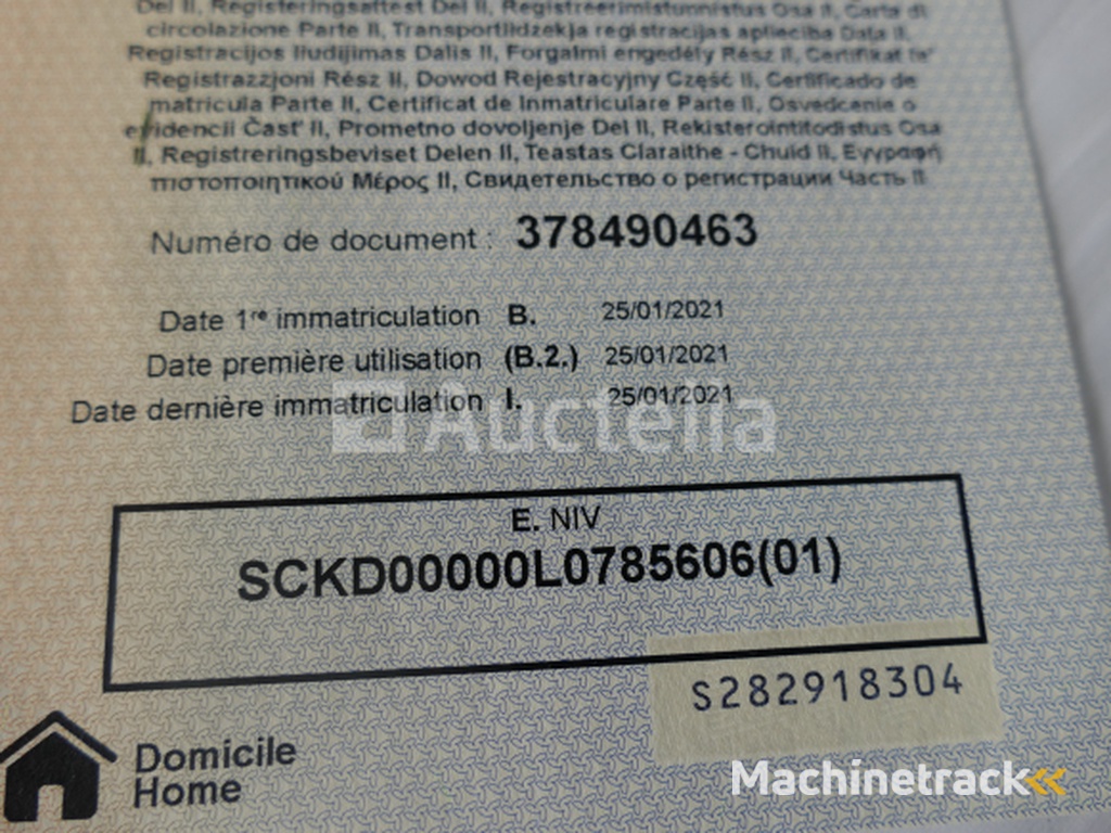 Ifor Williams 2Hb CT35 Voertuig Carrier Aanhangwagen (VIN:SCKD00000L0785606)