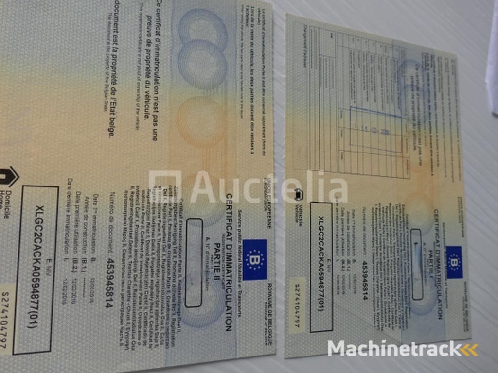 Saris C2700 dubbelassige buigende aanhangwagen (VIN:XLGC2CACKA0594877)