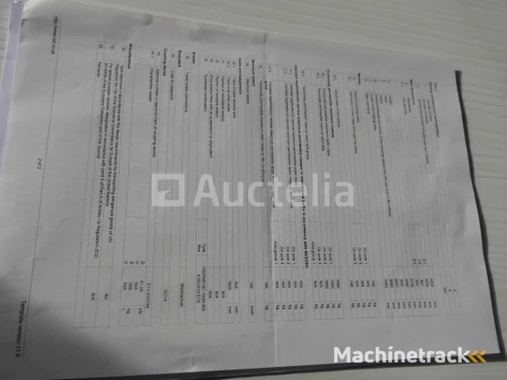 Dubbelassige aanhangwagen dragende machine met laadklep Ifor Williams 2Hb (VIN:SCKD00000N0805155)