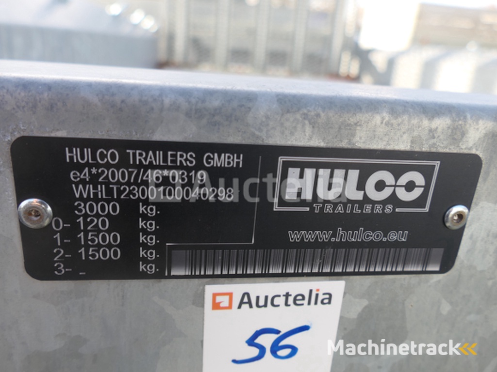 Hulco TERRAX-2 Dubbelassige Oplegger (VIN:WHLT2300100040298)