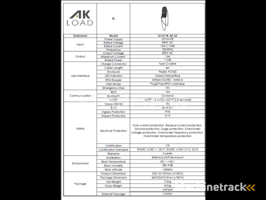 Laadpal AK load  AC011K-AE-25 – 11 kW