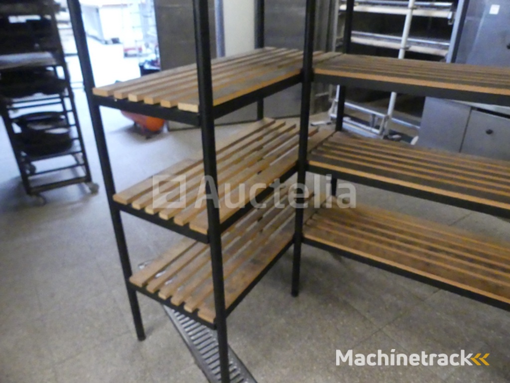 L-vormige brooddisplay