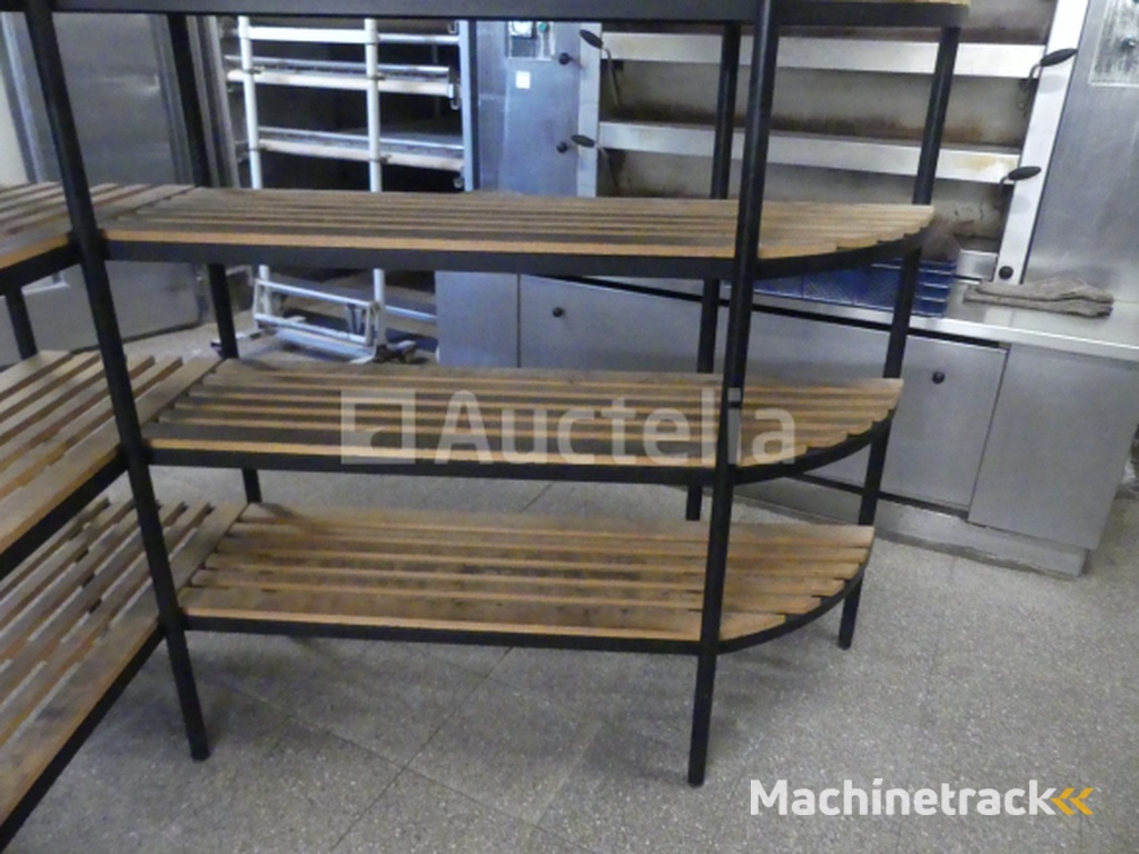 L-vormige brooddisplay