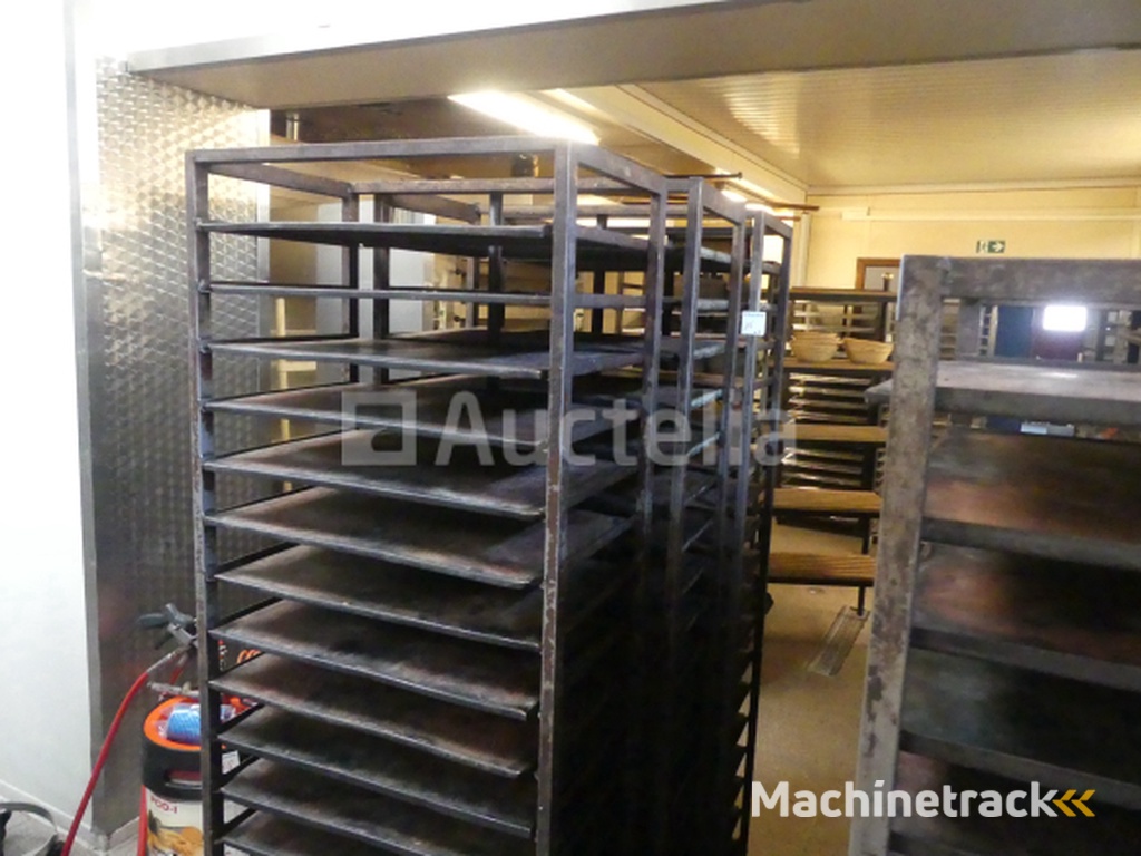 3 Ovenwagens met plaat 60x40 cm