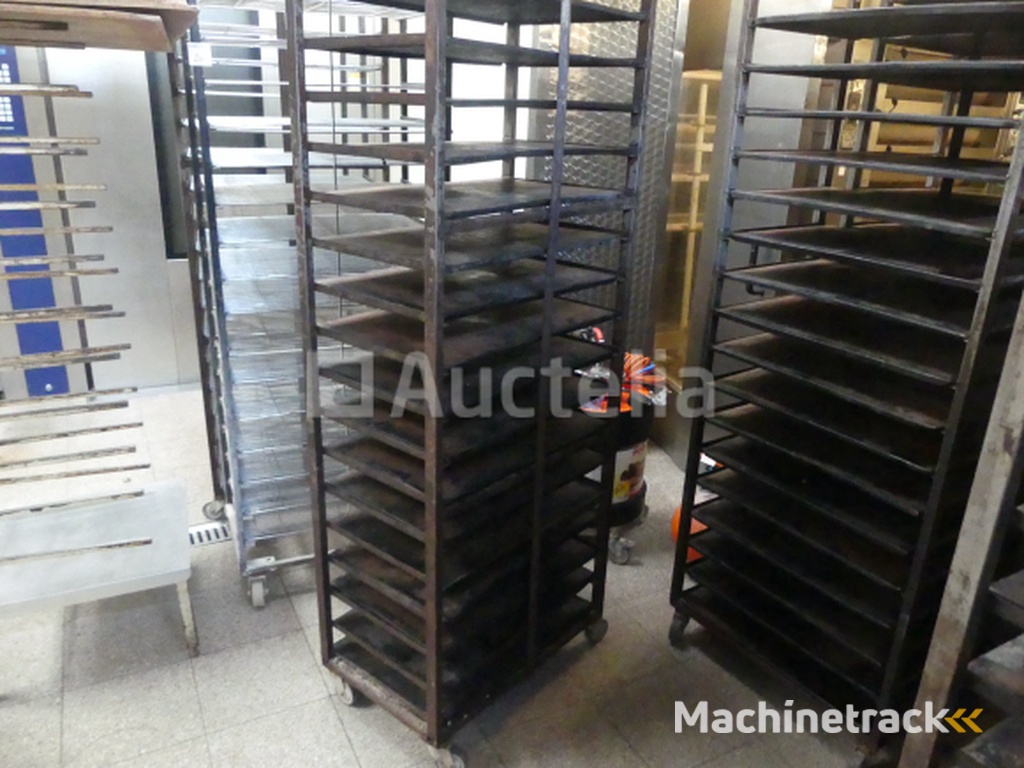 3 Ovenwagens met plaat 60x40 cm