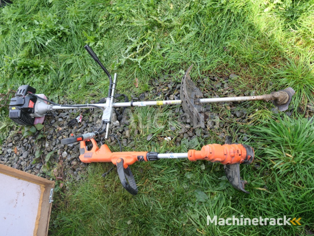 Bosmaaier op benzine + elektrische kantensnijder