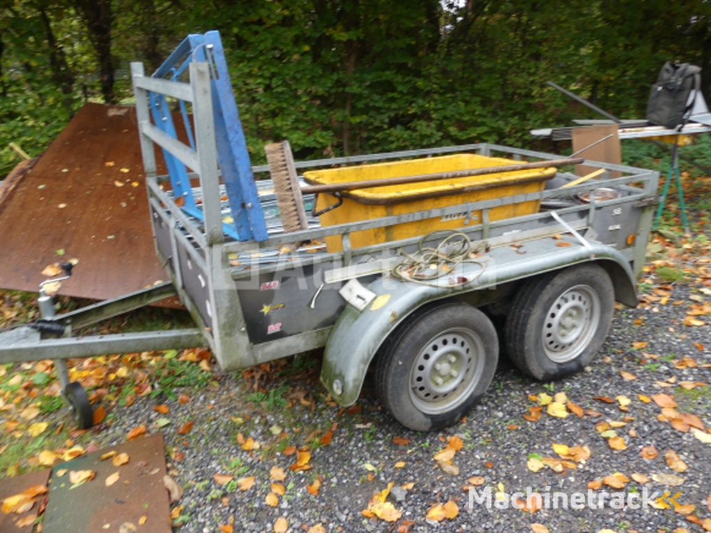 Aluminium dubbelassige aanhangwagen 500 kg