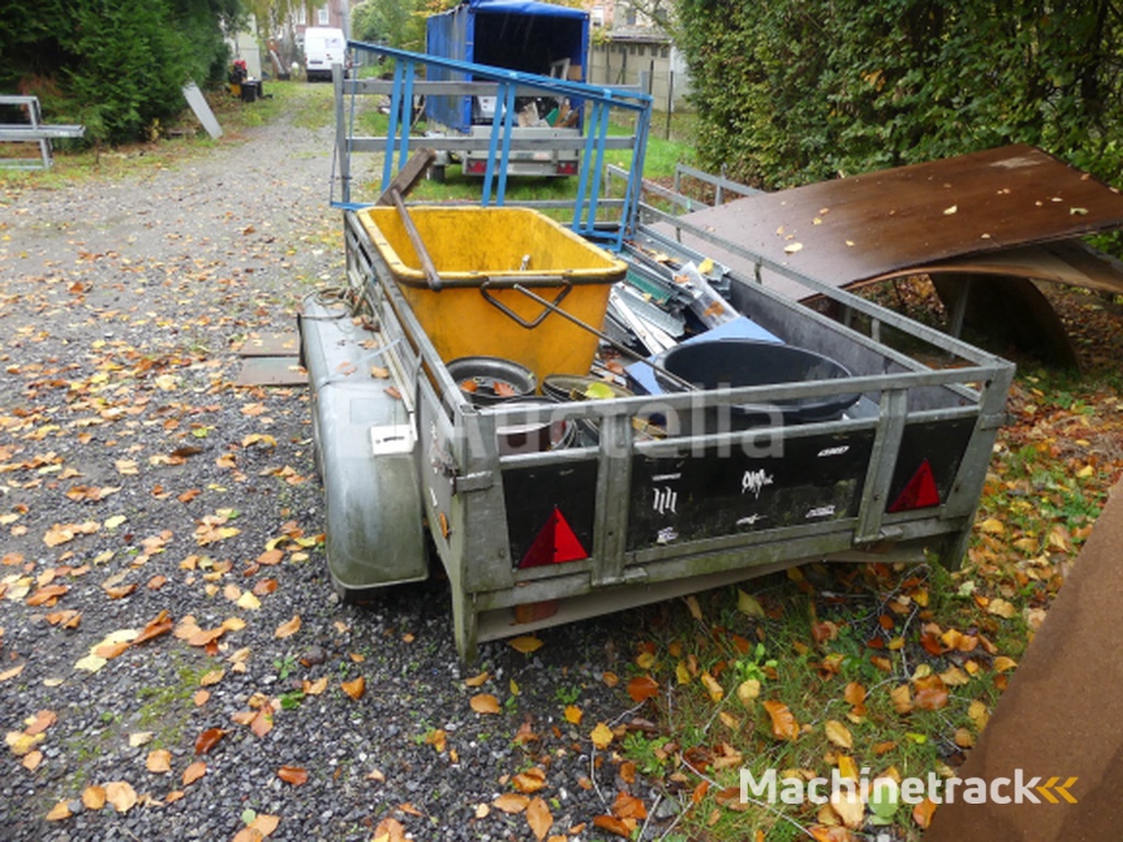 Aluminium dubbelassige aanhangwagen 500 kg