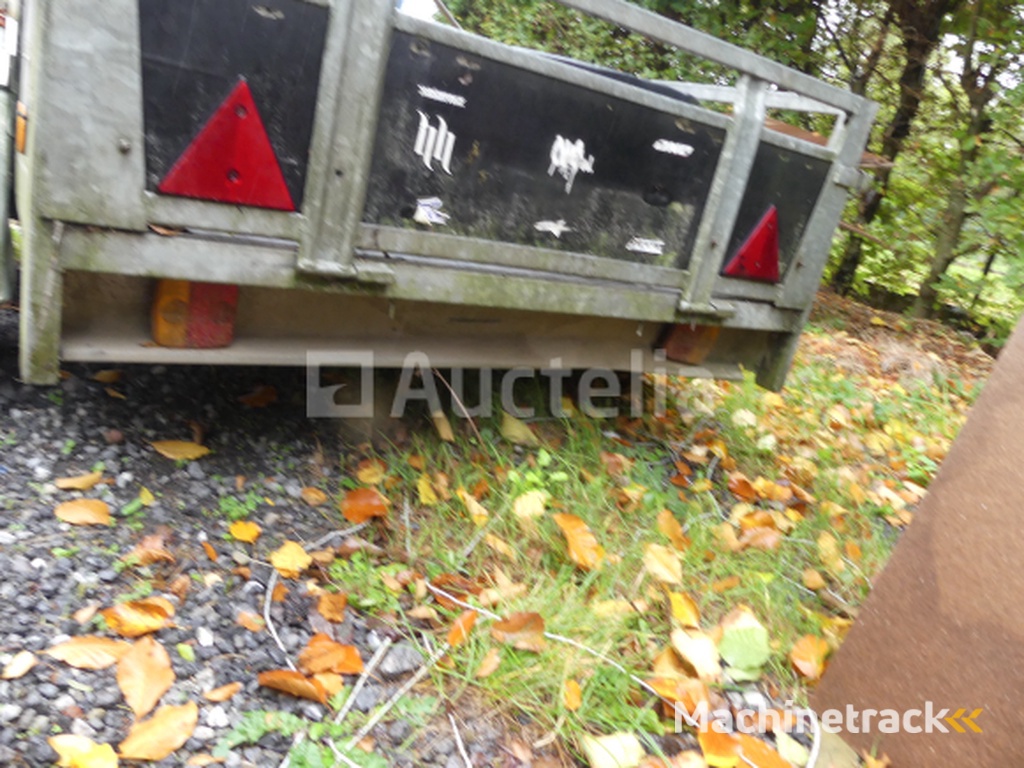 Aluminium dubbelassige aanhangwagen 500 kg