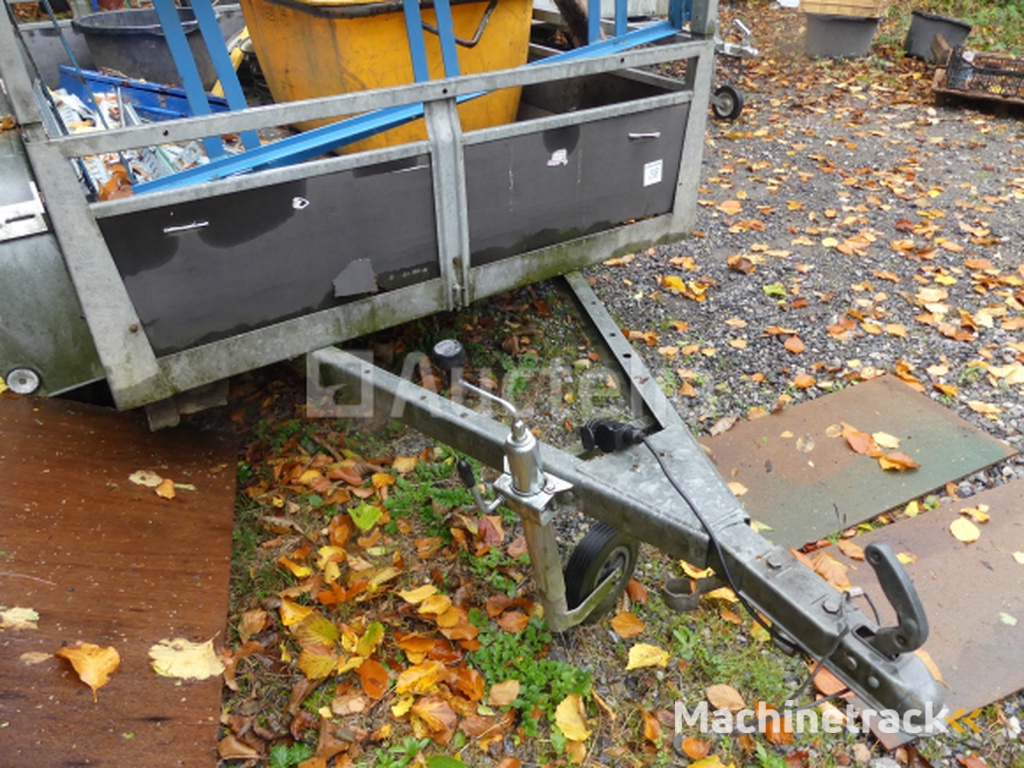 Aluminium dubbelassige aanhangwagen 500 kg