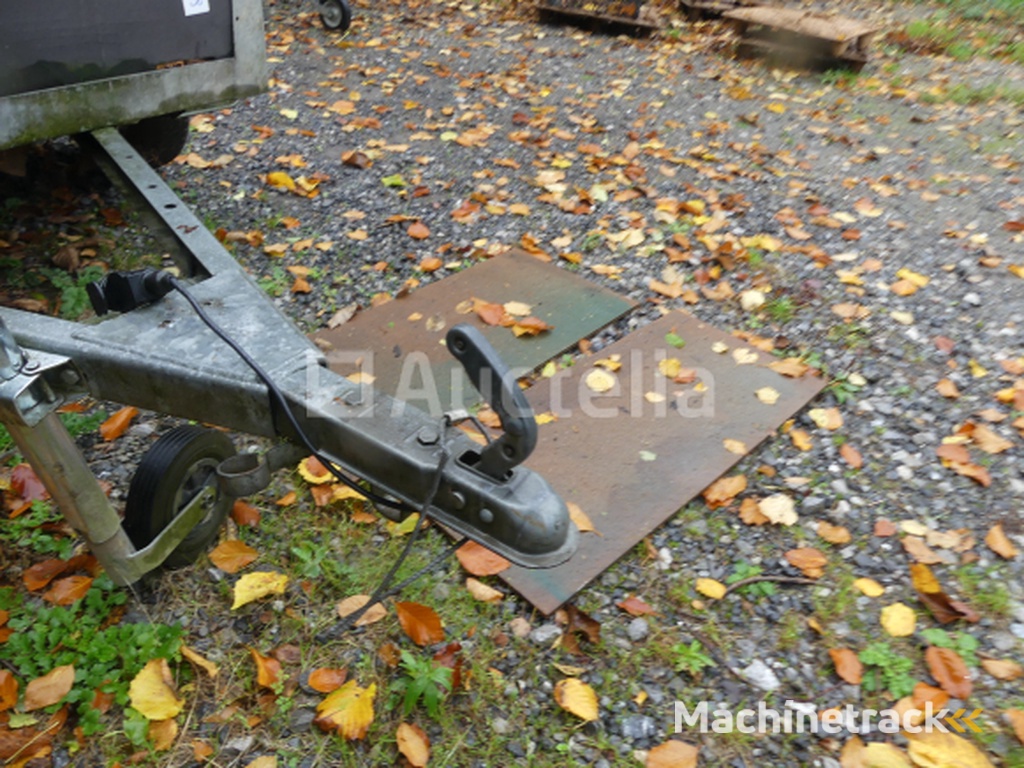 Aluminium dubbelassige aanhangwagen 500 kg