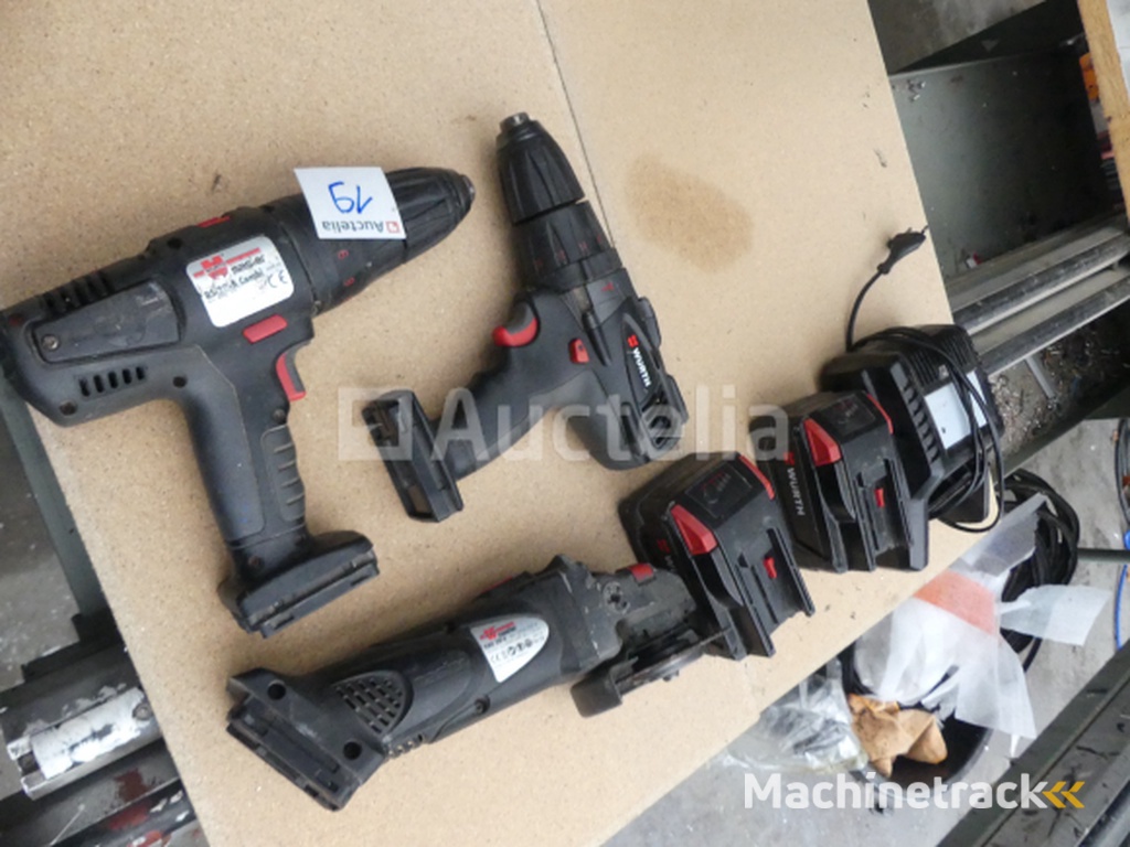 3 Würth accugereedschap