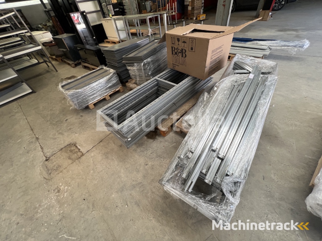 Mounting shelving set