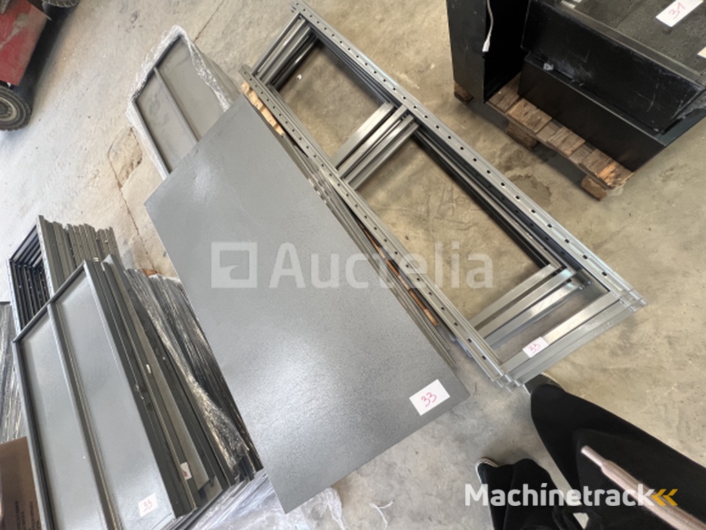 Mounting shelving set