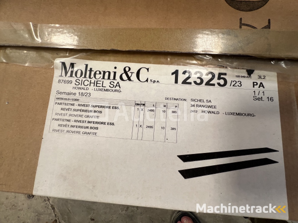 Shelf to be assembled