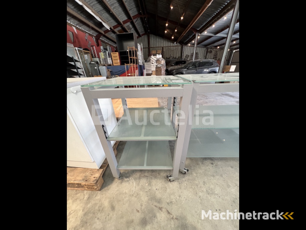 Glass countertop set