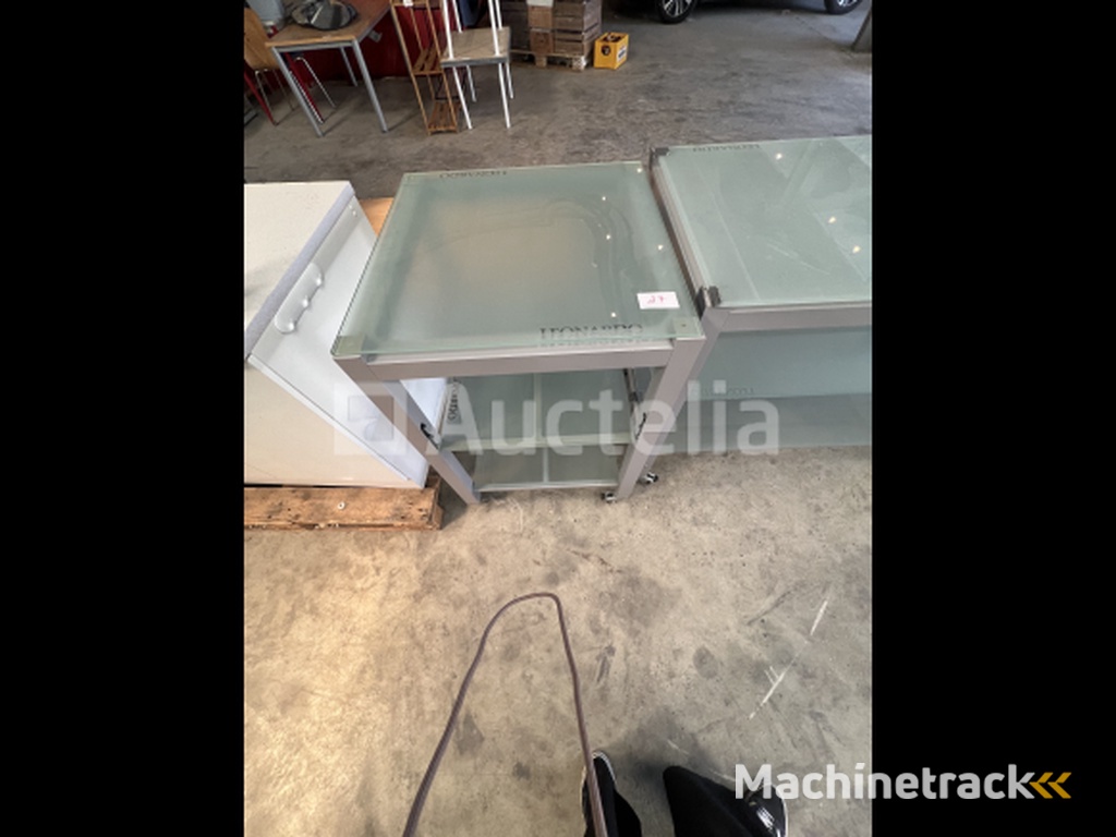 Glass countertop set