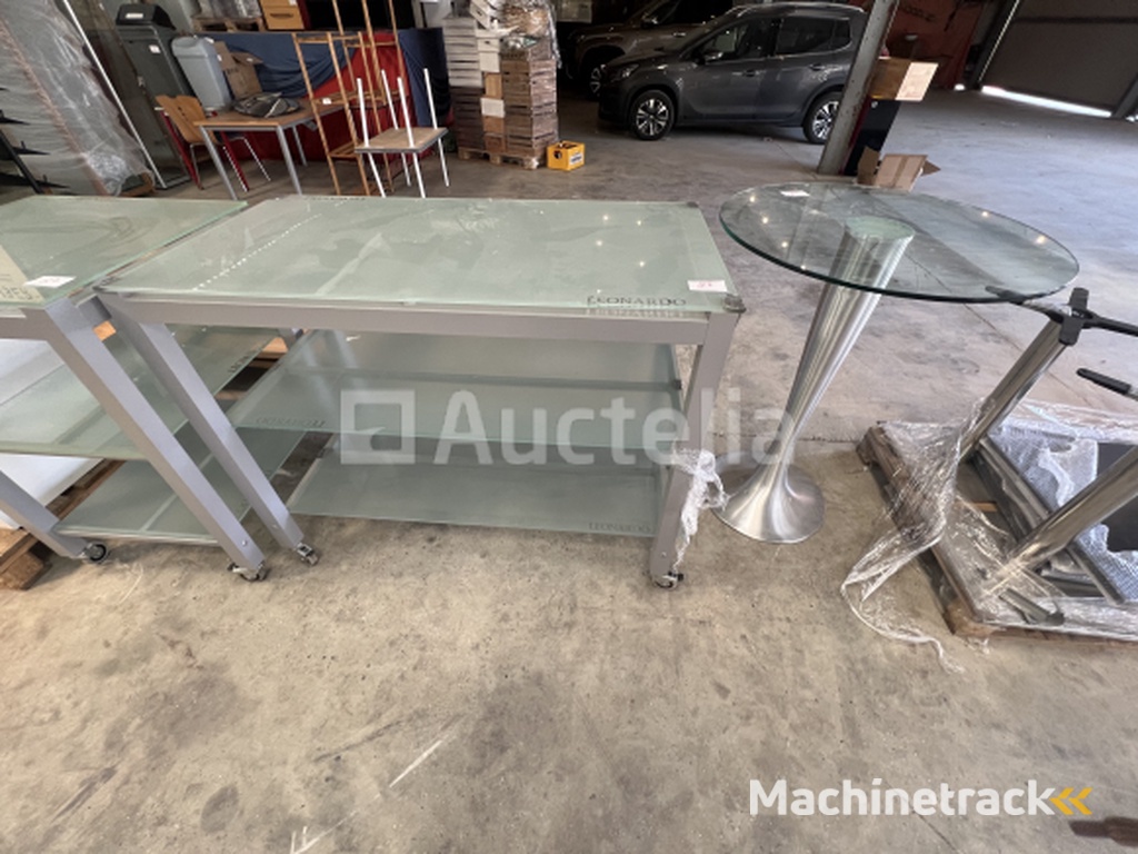 Glass countertop set