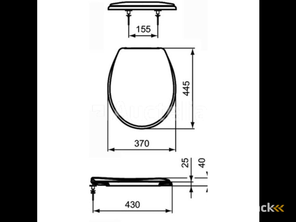 Ideal Standard Eurovit closetzitting antibacterieel wit (nr. 15-26)