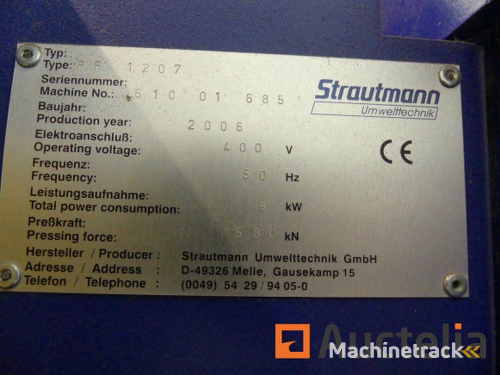 Strautmann PP 1207 kartonpers