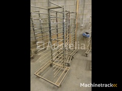 drying-trolley-on-wheels-for-spraying-booth
