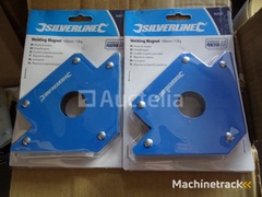 2-x-welding-magnets-100-mm,-13-kg-silverline