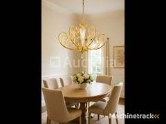led-chandelier-–-6016-84-–-gold-–-12-lights-–-3000k-warm-white-–-aluminum-–-elegant-design