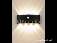 20-x-led-wall-light-with-sensor-–-sw-2310-4-–-8w-–-3500k-warm-white-–-black-–-ip54-–-aluminum