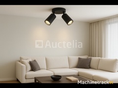 5-x-round-ceiling-light-gu10-–-2-swivel-spotlights-–-black-–-aluminium-–-ø120-mm-–-ip20