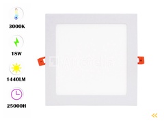 20-x-led-panel-–-recessed-square-–-18w-–-3000k-–-warm-white