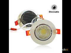 100-x-recessed-led-spot-–-7w-–-rotatable-–-dimmable-–-6500k-cold-white-–-cob-–-ø70mm-–-ip20