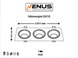 Thumbnail of 20 x Directional Recessed Spotlight (EP-3) – GU10 – White/Black – Adjustable Inner Ring