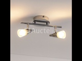 Miniaturansicht von 4 x LED Ceiling Light – 2 Spotlights – DI03 – 2 x 5W Max – 4000K – Neutral White – Silver