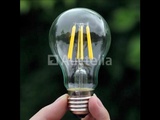 Minituur van 25 x Filament Lamp A60 – 6W – E27 – Dimbaar – 2700K – 500 lm – IP20 – Binnen