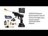 Minituur van Krachtige STARLYF draadloze hogedrukreiniger