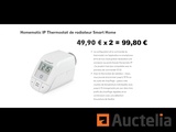 Minituur van 2 HOMEMATIC Smart Home radiatorthermostaten
