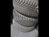 Miniaturansicht von 4 Winter tyres on sheet metal rims Bridgestone Blizzak LM005 - 205/55 R16
