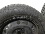 Miniaturansicht von 4 Winter tyres on Goodyear Ultragrip8 sheet metal rims - 195/60 R15