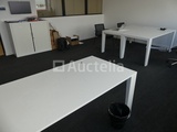 Miniaturansicht von Straight desk + armchair + chairs + FAMO wardrobe