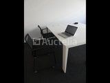 Miniaturansicht von Straight desk + armchair + chairs + FAMO wardrobe