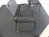 Miniaturansicht von Straight desk + armchair + chairs + FAMO wardrobe
