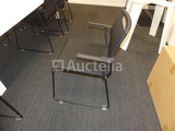Minituur van Vergadertafel + 8 FAMO stoelen