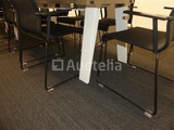 Minituur van Vergadertafel + 8 FAMO stoelen