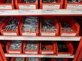 Thumbnail of Contents of 2 shelves (screws/bolts)