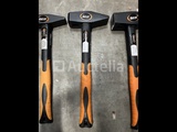 Minituur van 3 x bankhamer 1, 1,5 en 2 kg fiberglass