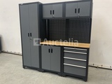 Miniaturansicht von Stahlgruppe GC-01 Workbench with cabinets and storage space